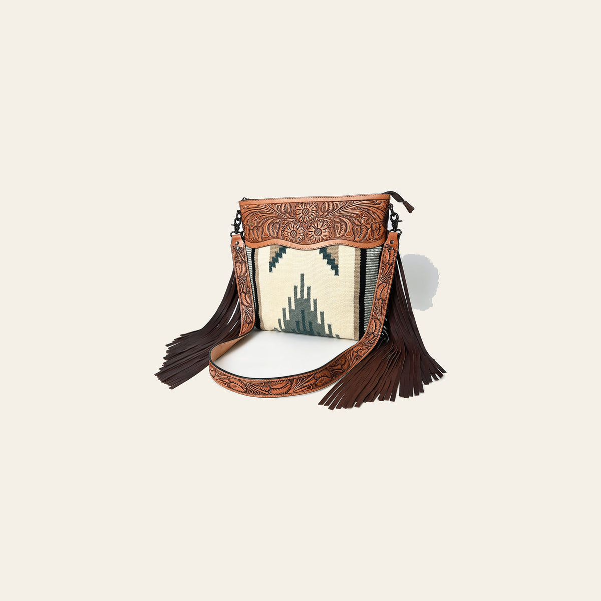American Darling Signature Crossbody Hand Tooled Saddle Blanket Genuine Leather women bag western handbag purse