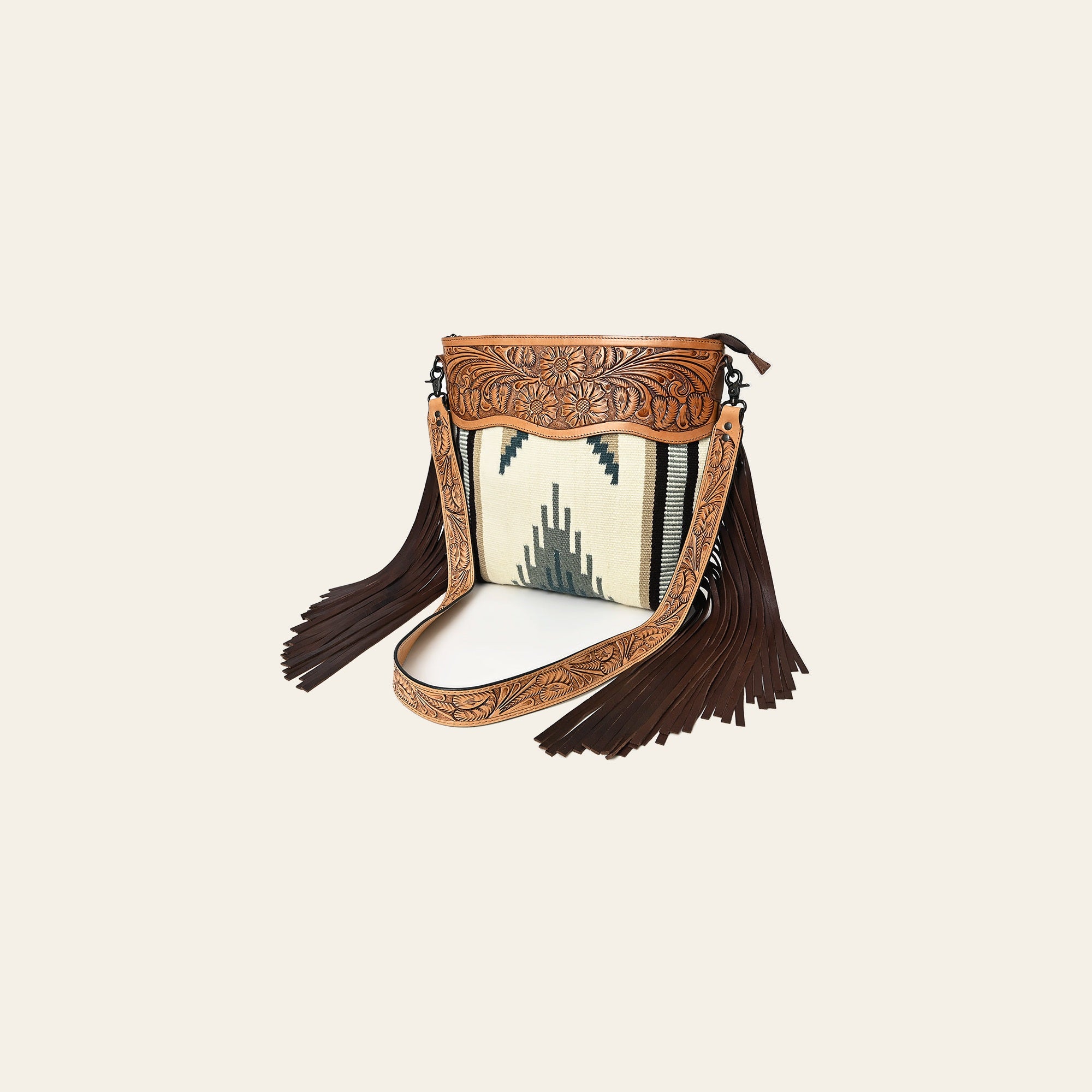 American Darling Signature Crossbody Hand Tooled Saddle Blanket Genuine Leather women bag western handbag purse
