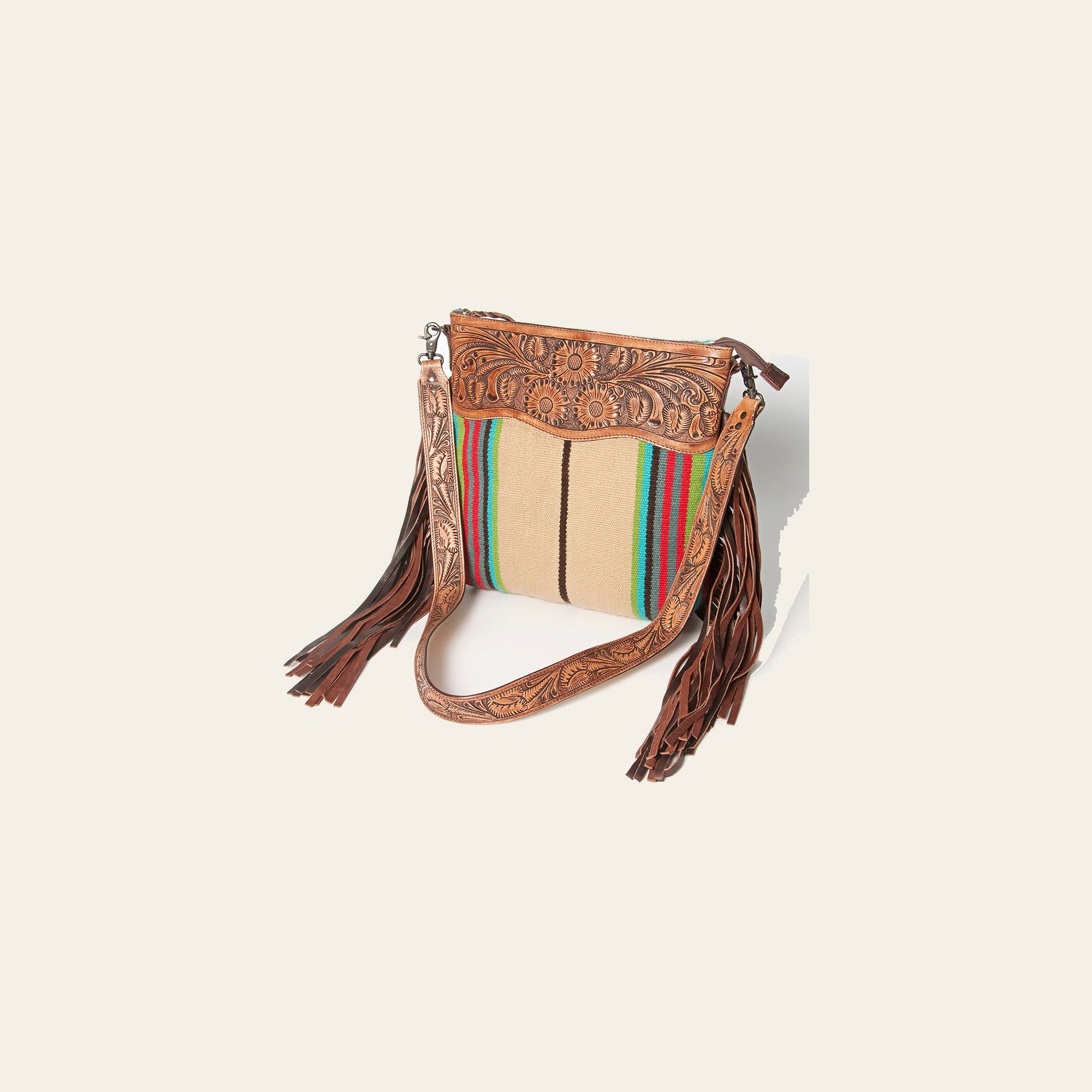 American Darling Signature Crossbody Hand Tooled Saddle Blanket Genuine Leather women bag western handbag purse