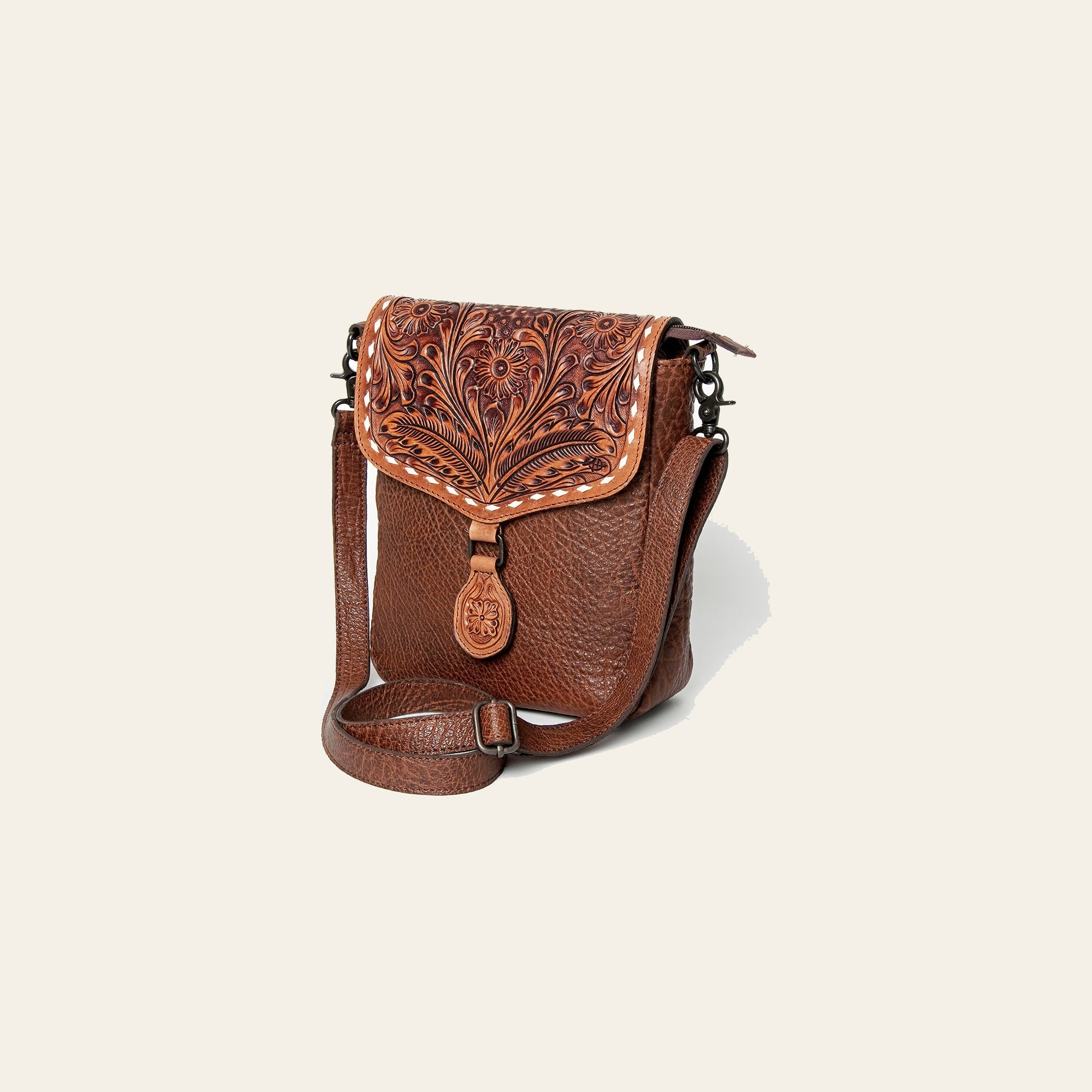 American Darling Cross Body Hand Tooled Genuine Leather women bag western handbag purse