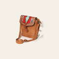 American Darling Cross Body Hand Tooled Saddle Blanket Genuine Leather women bag western handbag purse