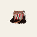 American Darling Large Crossbody Hand Tooled Saddle Blanket Genuine Leather Women Bag Western Handbag Purse