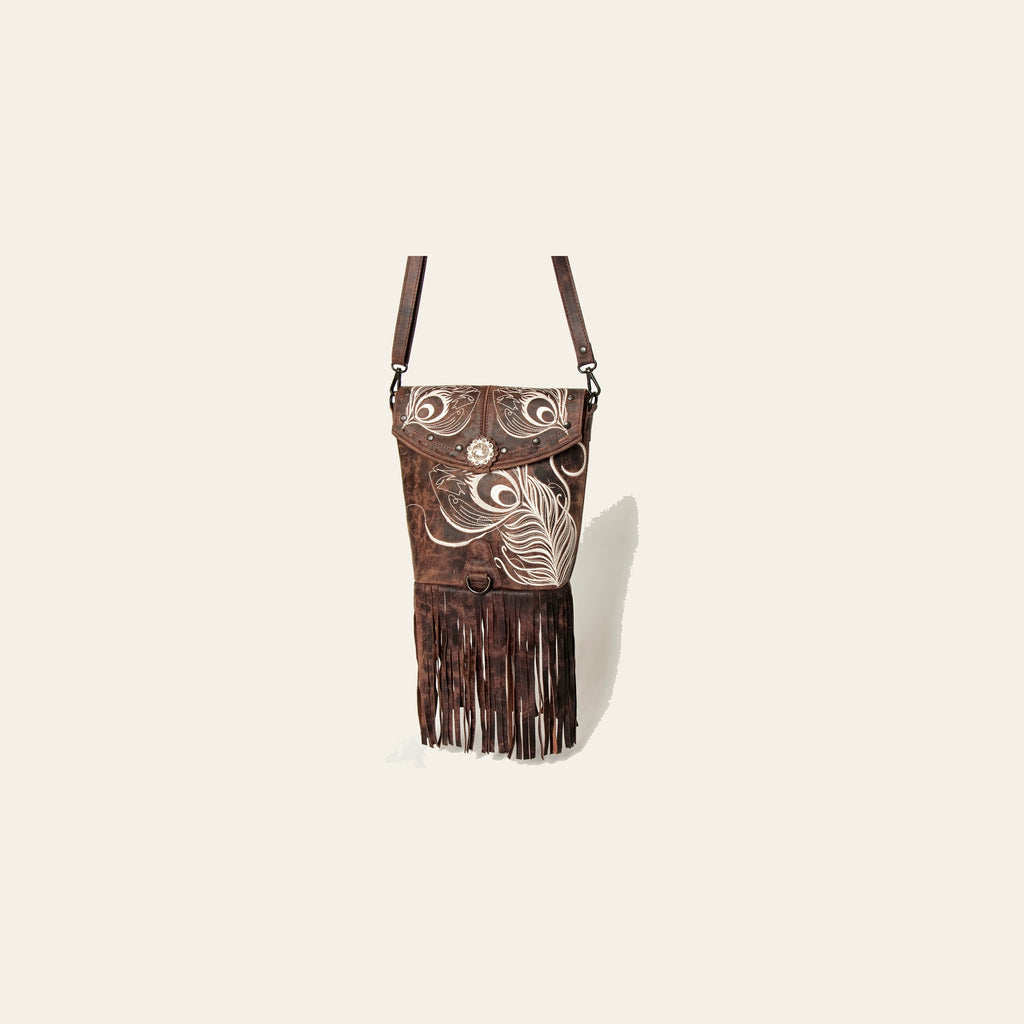 American Darling Messenger Genuine Leather Women Bag Western Handbag Purse