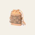 American Darling Bucket Hand Tooled Genuine Leather Western Women Bag Handbag Purse | Travel Bags College Casual
