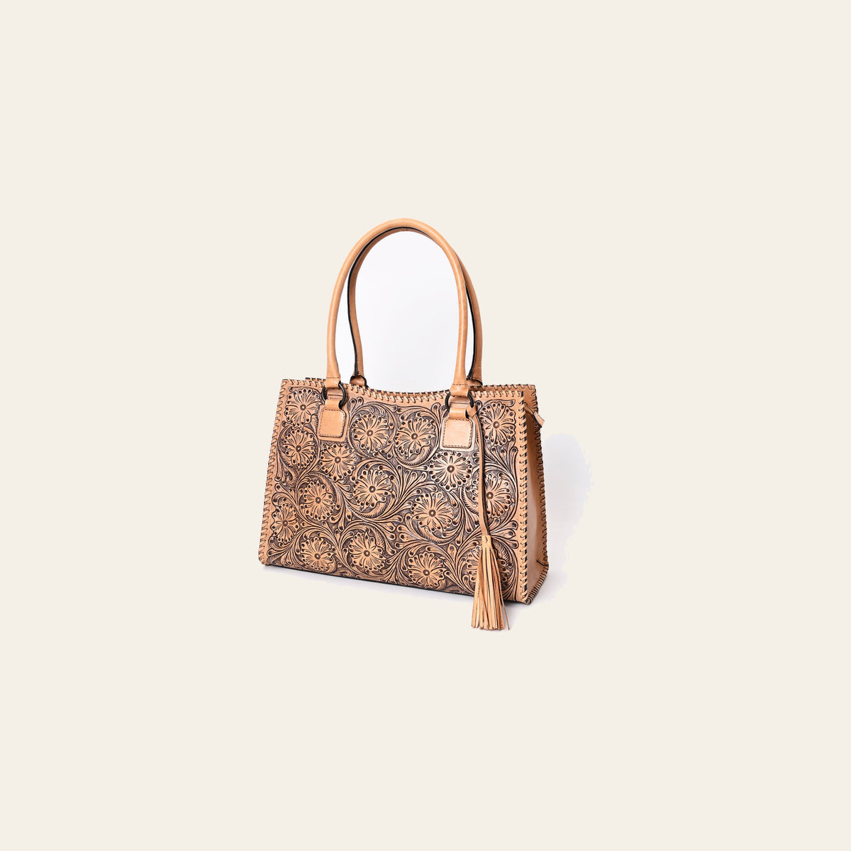 American Darling Tote Hand Tooled Genuine Leather Western Women Bag Handbag Purse | Casual