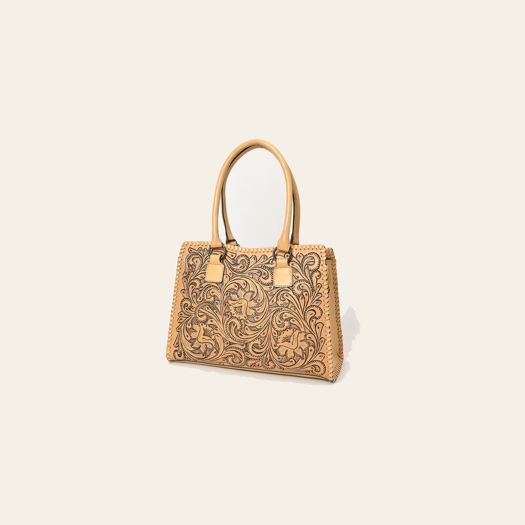 American Darling Tote Hand Tooled Genuine Leather Western Women Bag Handbag Purse | Travel Bags College Casual