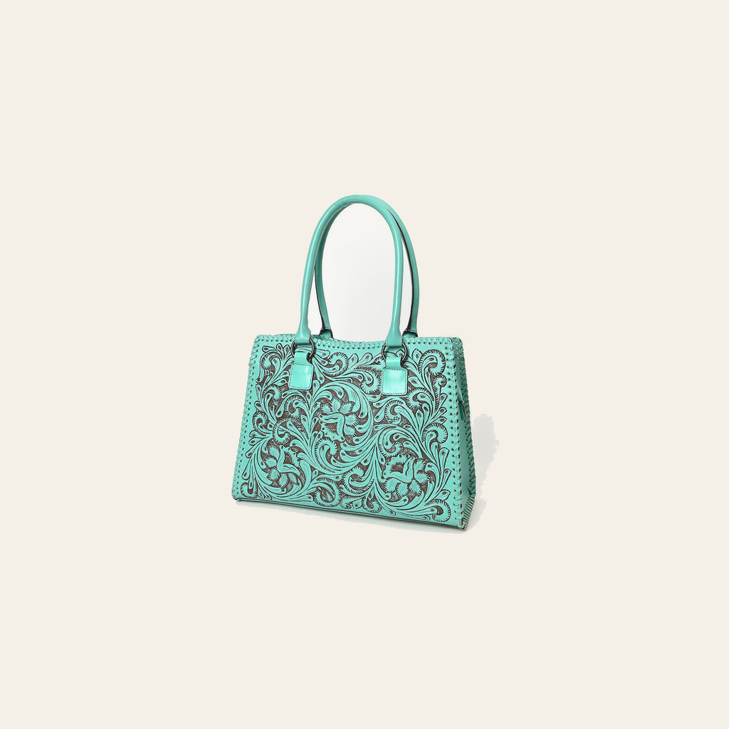 American Darling Tote Hand Tooled Genuine Leather Women Bag Western Handbag Purse | Travel Bags