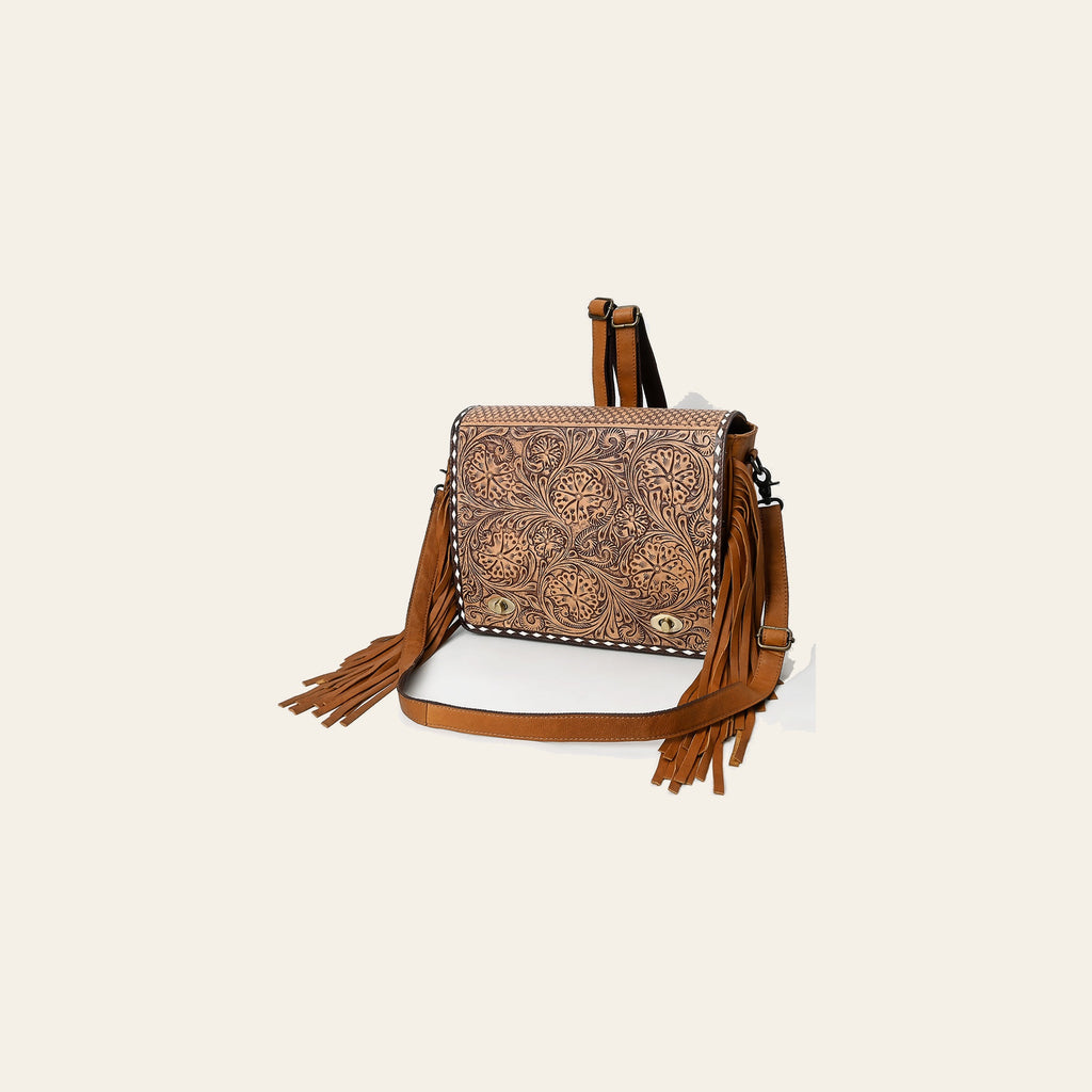 American Darling Cross Body I Hand Tooled Genuine Leather Women Bag Western Handbag Purse