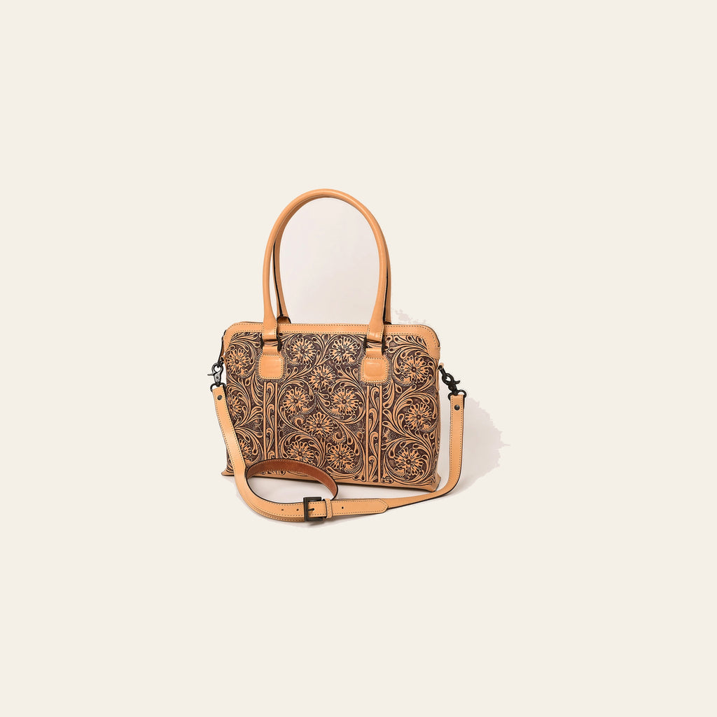 American Darling Tote Hand Tooled Genuine Leather Western Women Bag Handbag Purse | Travel Bags College Casual