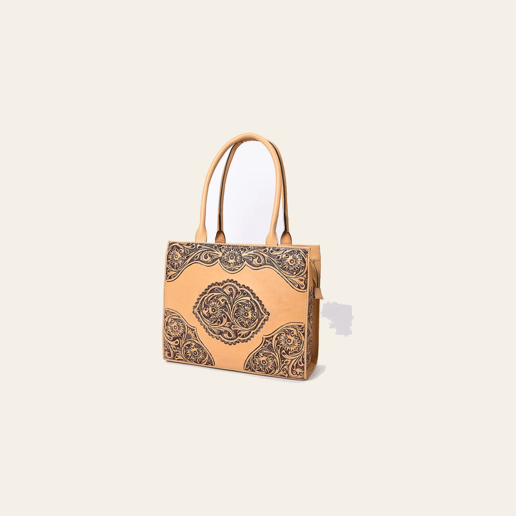 American Darling Tote Hand Tooled Genuine Leather Western Women Bag Handbag Purse | Travel Bags College Casual