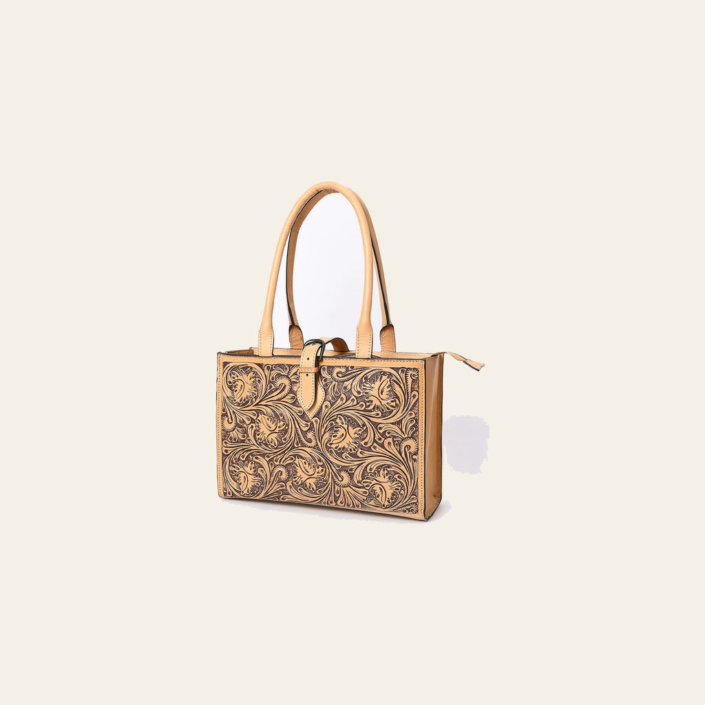 American Darling Tote Hand Tooled Genuine Leather Western Women Bag Handbag Purse | Travel Bags College Casual