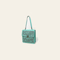 American Darling Briefcase Hand Tooled Genuine Leather Womens Bag Western Handbag Purse | for Women