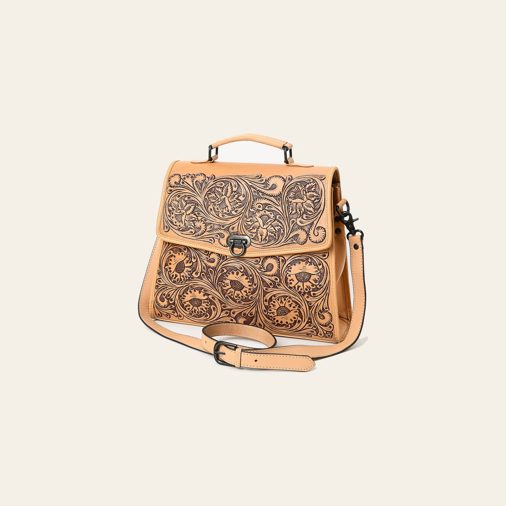 American Darling Tote Hand Tooled Genuine Leather Women Bag Western Handbag Purse | Travel Bags