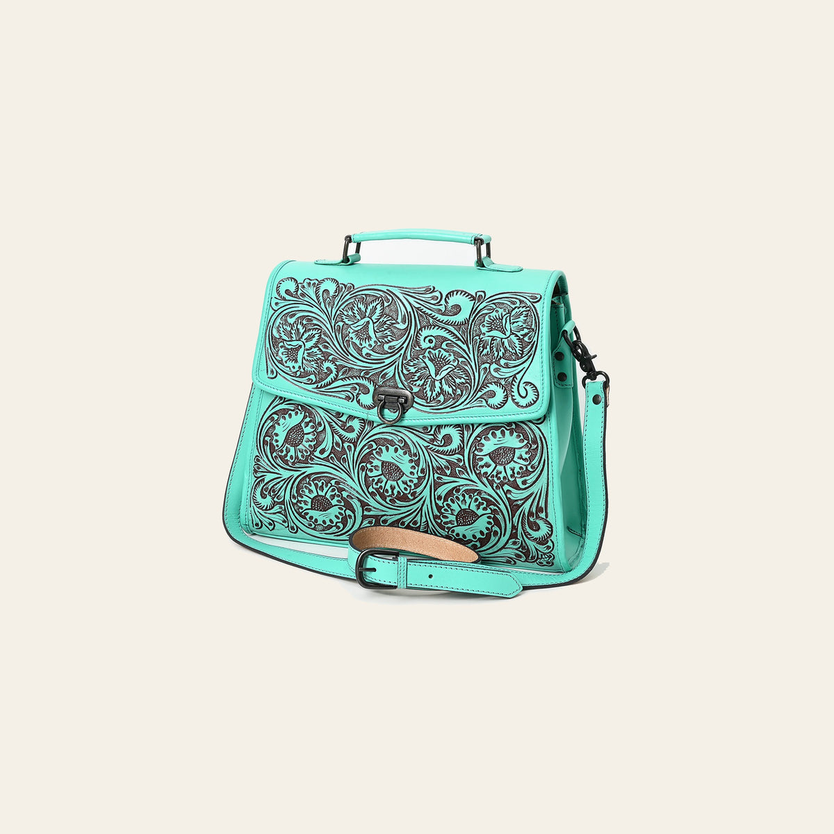 American Darling Tote Hand Tooled Genuine Leather Women Bag Western Handbag Purse | Travel Bags