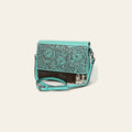 American Darling Cross Body Hand Tooled Hair-on Genuine Leather Western Women Bag Handbag Purse | Crossbody for