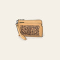 American Darling Wristlet Hand Tooled Genuine Leather Women Bag Western Handbag Purse