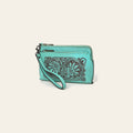 American Darling Wristlet Hand Tooled Genuine Leather Women Bag Western Handbag Purse