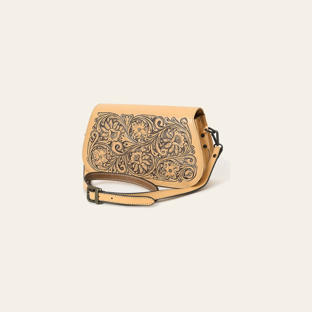 American Darling Cross Body Hand Tooled Genuine Leather Western Women Bag Handbag Purse