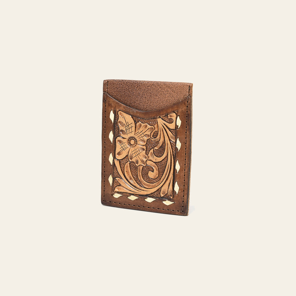 American Darling Cell Phone Holder Hand Tooled Genuine Leather Western Women Bag Purse | Case