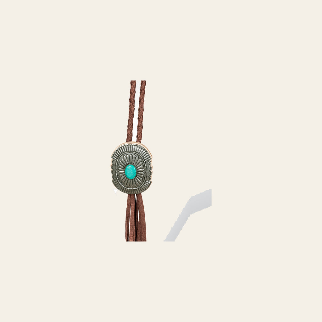 American Darling Braided Genuine Leather Jewelry Necklace with Concho Handmade Necklaces Timeless Piece for a Style