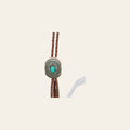 American Darling Braided Genuine Leather Jewelry Necklace with Concho Handmade Necklaces Timeless Piece for a Style