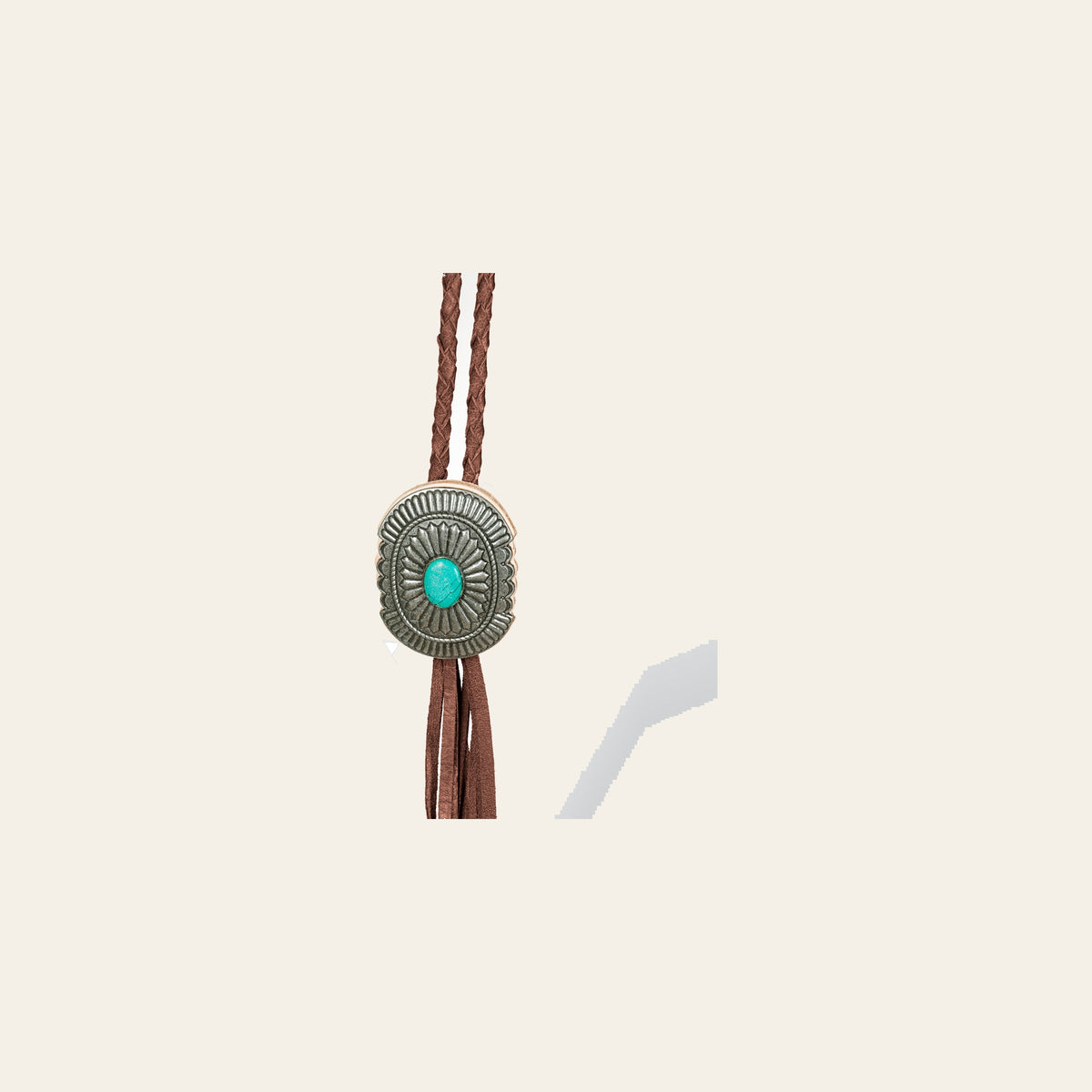 American Darling Braided Genuine Leather Jewelry Necklace with Concho Handmade Necklaces Timeless Piece for a Style
