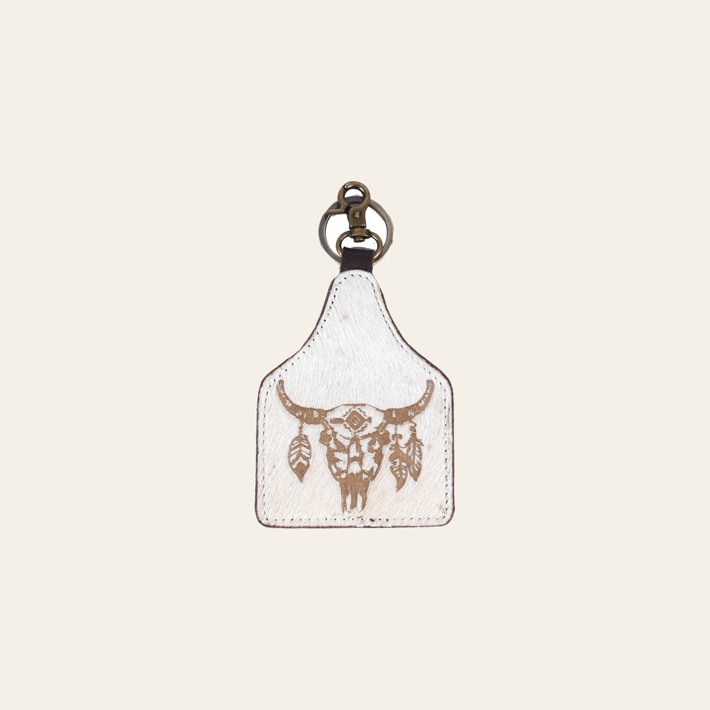 American Darling ADKRM116 Hair-On Genuine Leather Keyring