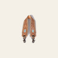 American Darling Hand Tooled Genuine Leather Crossbody Handle Strap for Bags Phone Wallet Purse Clutch