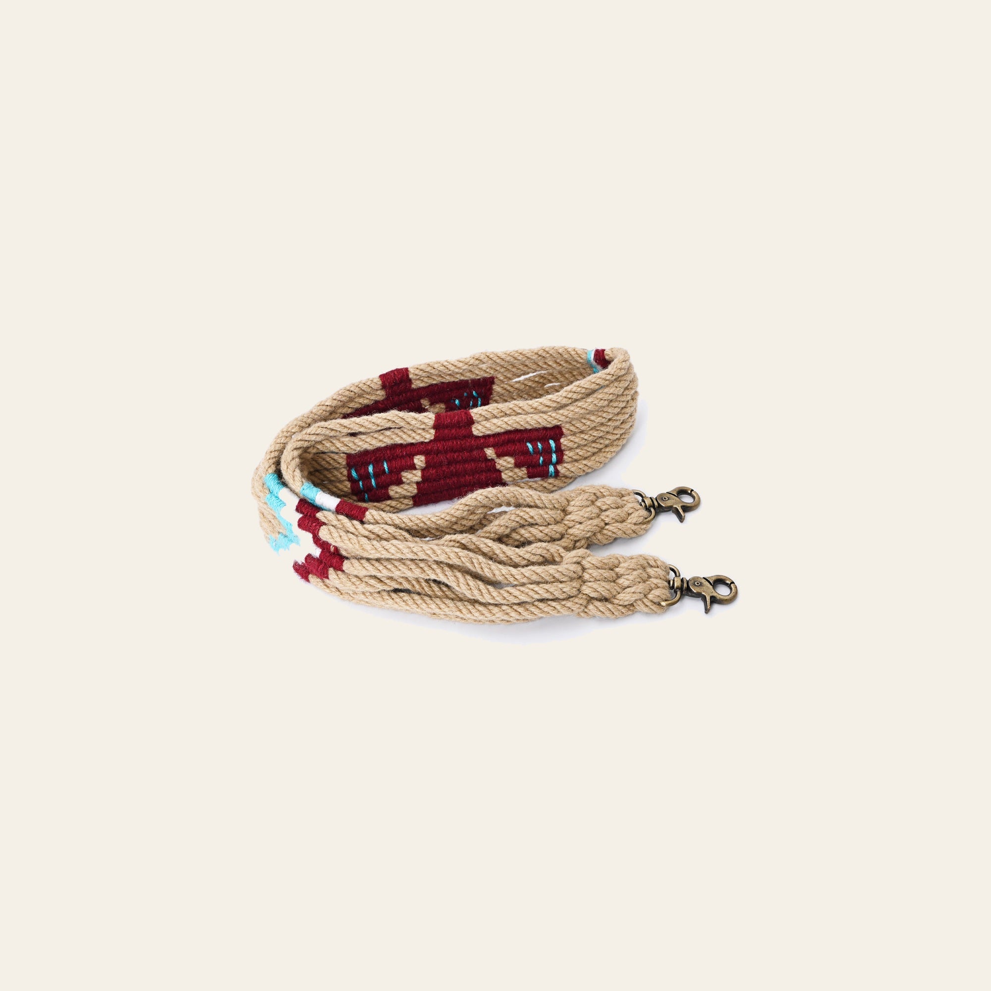American Darling ADWSX902 Hand braided Wool strand Crossbody Handle Strap For Bags