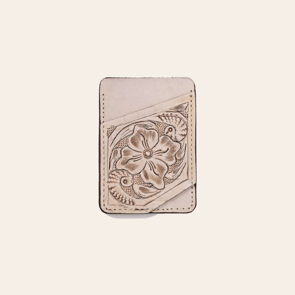 American Darling Card Holder Hand Tooled Genuine Leather | Business Credit