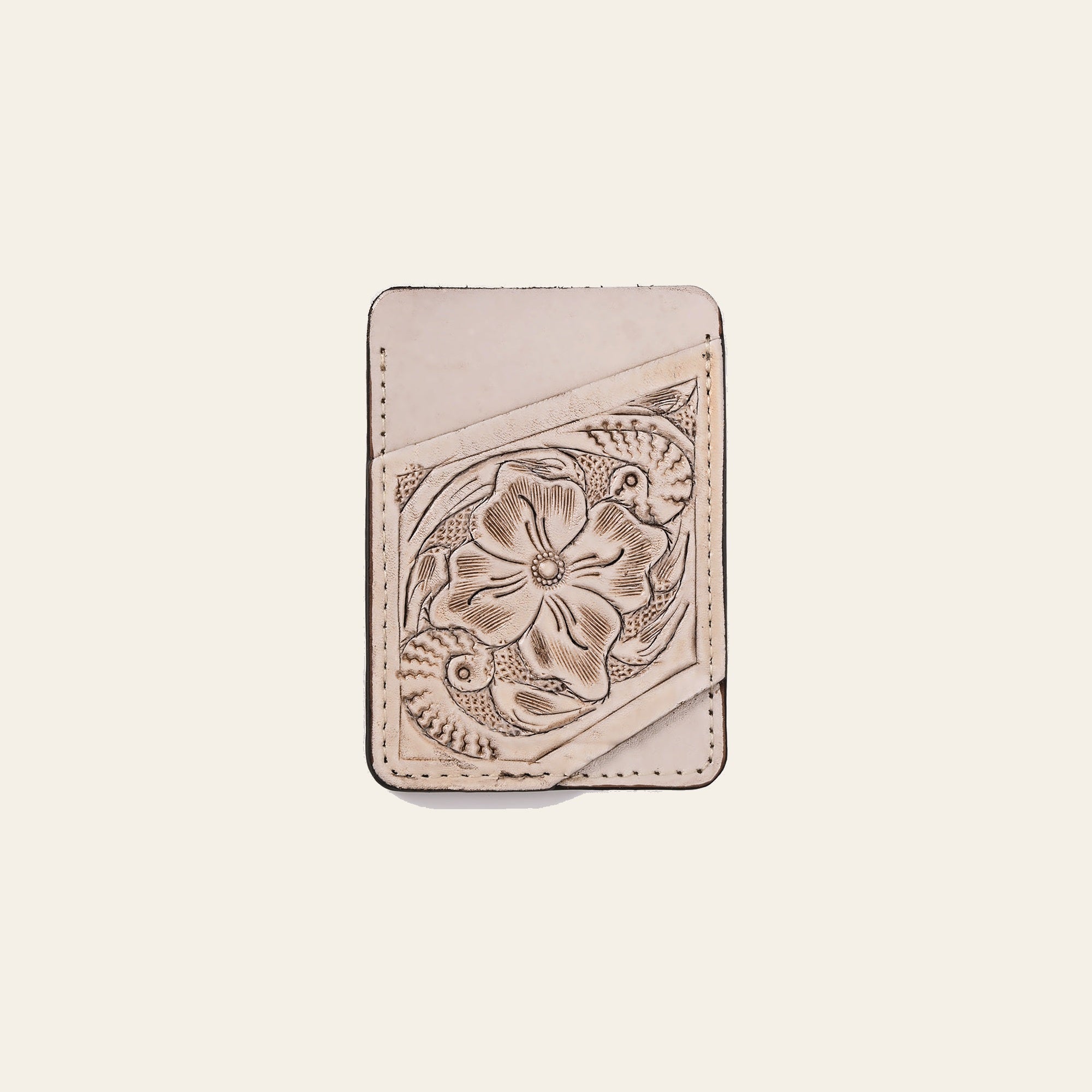 American Darling Card Holder Hand Tooled Genuine Leather | Business Credit