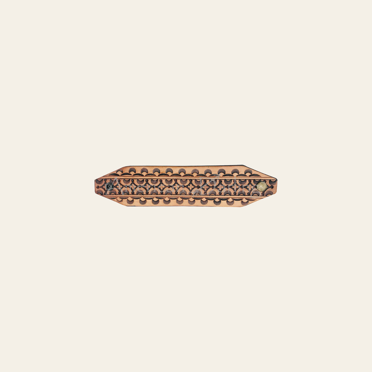 American Darling Bracelet Hand Tooled Carved Genuine Leather Women | Handmade Western Rustic