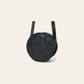American Darling Western Leather Canteen Bag – Genuine Leather Hand-Tooled Floral Carved Round Crossbody for Everyday Use