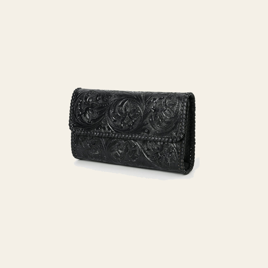 American Darling Clutch Beautifully Hand Tooled Genuine Leather women bag western handbag purse