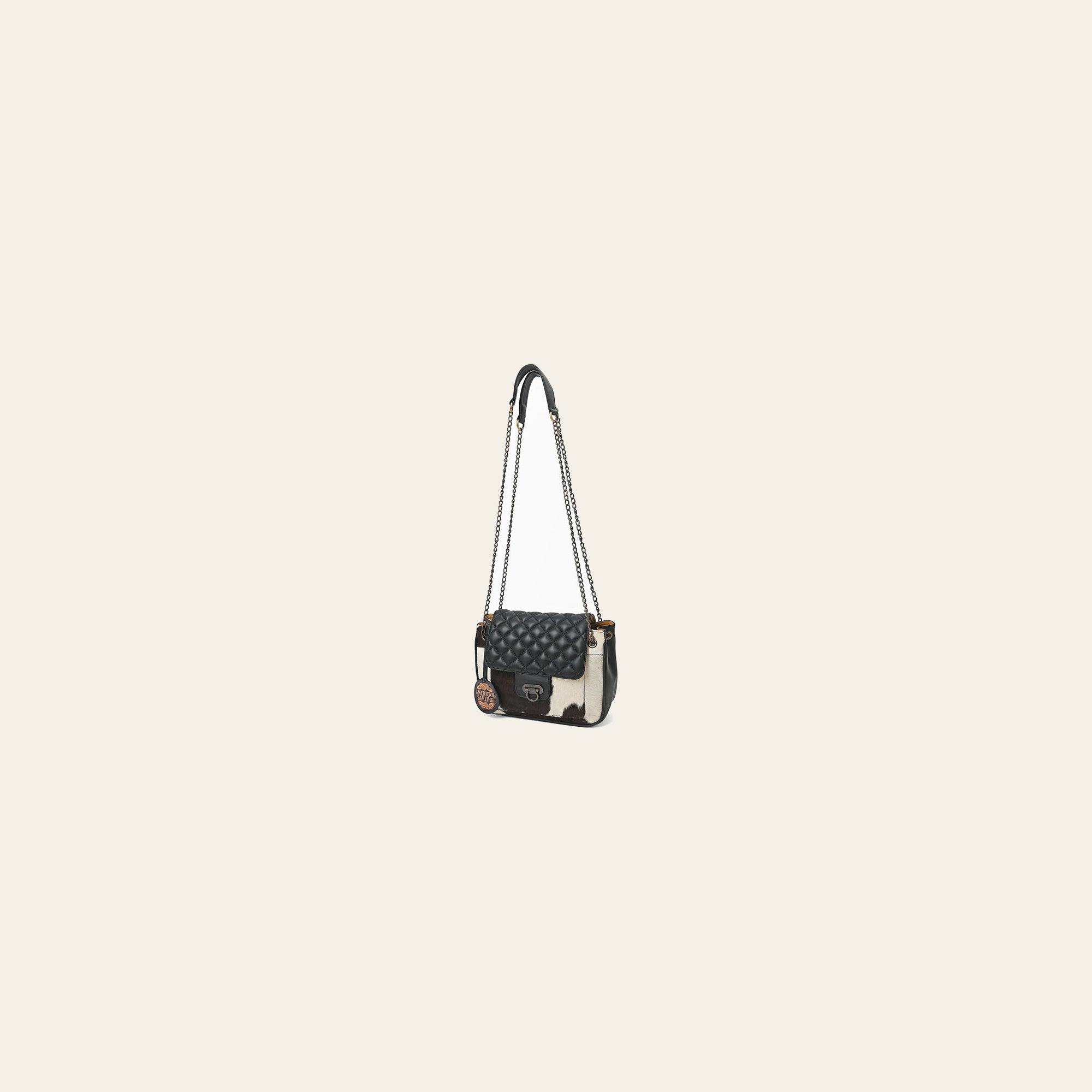 American Darling Cowhide Leather Quilted Western Purse