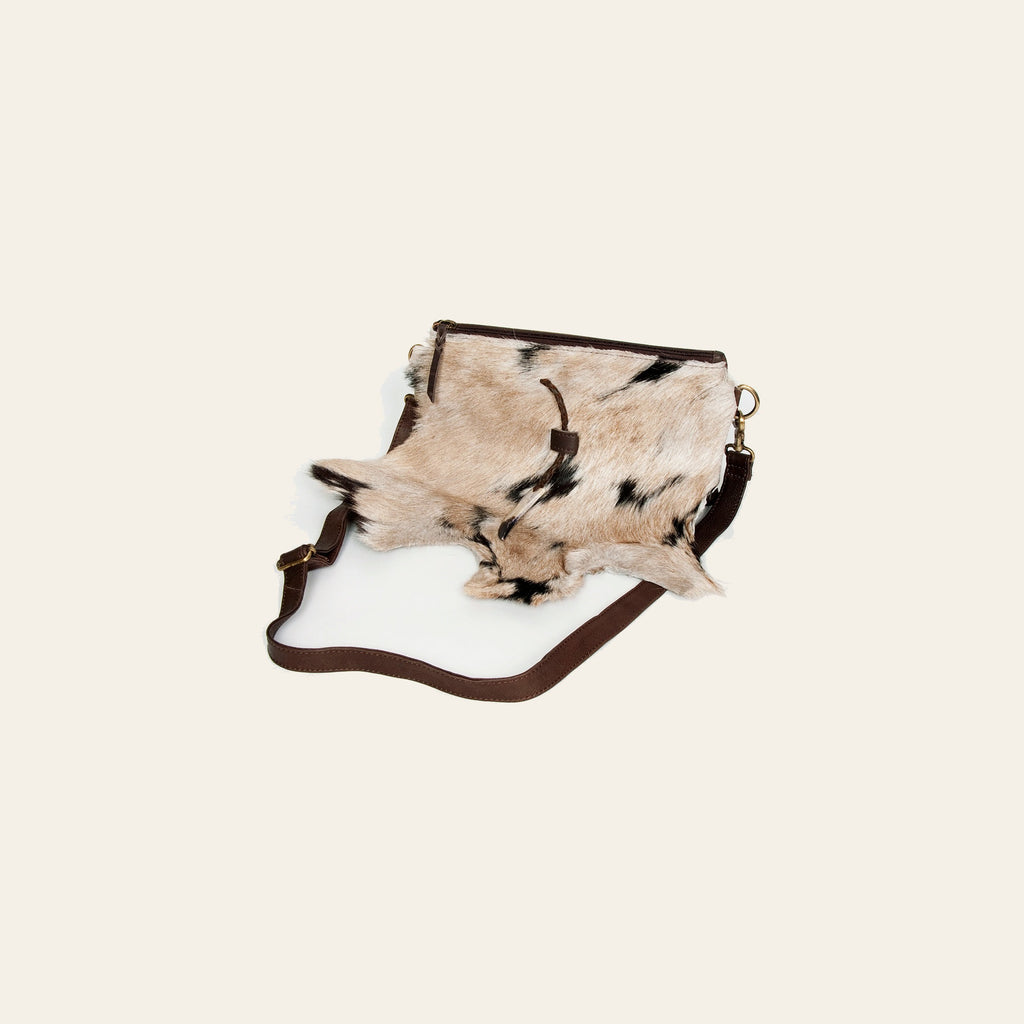 American Darling Large Cross body Bag Hair-On Cowhide Fringed Western Leather Purse with Rivets 16in x 16in