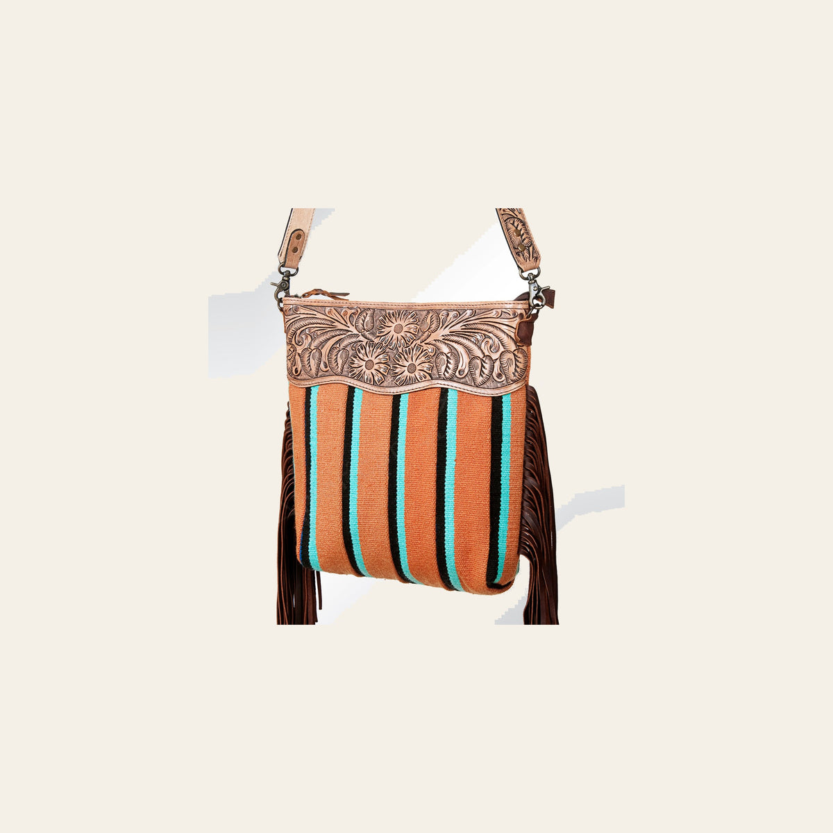 American Darling Cross Body Hand Tooled Saddle Blanket Genuine Leather Western Women Bag Handbag Purse | Crossbody for |Cute