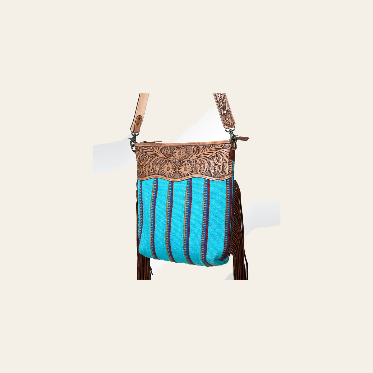 American Darling Cross Body Hand Tooled Saddle Blanket Genuine Leather Western Women Bag Handbag Purse | Crossbody for |Cute