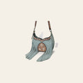 American Darling Fringed Hobo Bag Genuine Leather Hand Tooled Floral Carved Buck Stitched Western Purse YKK Zipper