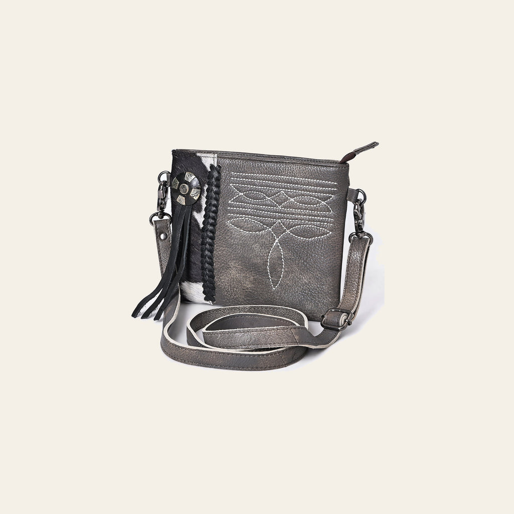 American Darling Crossbody Hair On Genuine Leather Western Women Bag Handbag Purse | for Cute