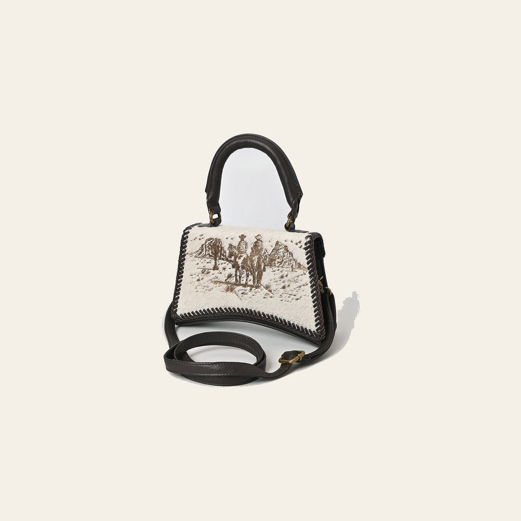 American Darling Crossbody Hair-On Genuine Leather Women Bag Western Handbag Purse