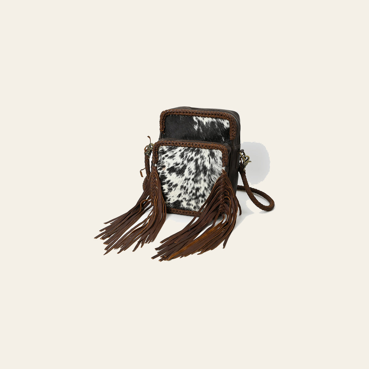 American Darling Crossbody Hair On Genuine Leather Women Bag Western Handbag Purse