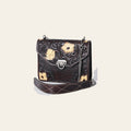 American Darling Hand Tooled Floral Carved Messenger Bag Genuine Vegetable-Tanned Full Grain Leather Western Purse