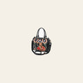 American Darling Floral Embroidered Barrel Satchel Crossbody Bag