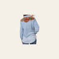 American Darling Genuine leather Hand tooled carved Women 100% cotton Denim Blazer dress jacket ladies |Vintage
