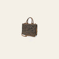 American Darling Genuine Leather Western Tote Bag for Women, Brown Laser Cut Shoulder Handbag
