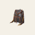 American Darling Backpack Western Genuine Leather Handcrafted Rucksack with Braided Detail and Drawstring Closure