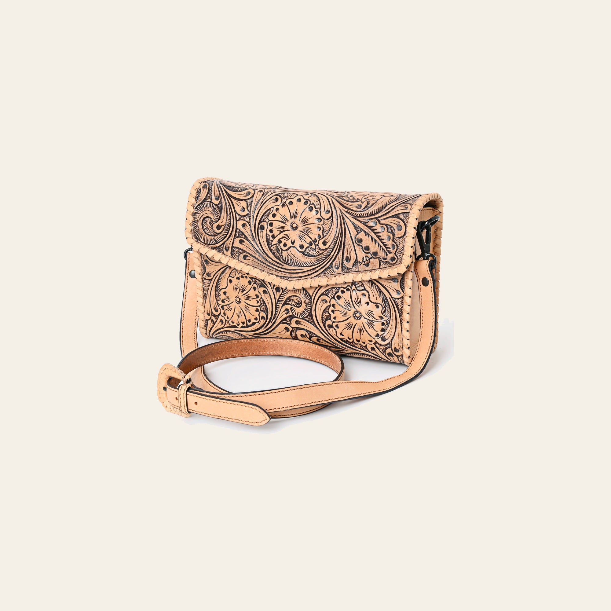 American Darling Wallet Hand Tooled Genuine Leather Western Women Bag | Wristlet Travel