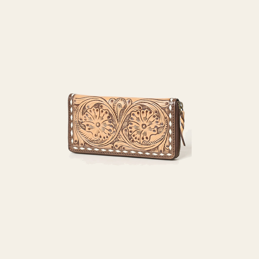 American Darling Clutch Hand Tooled Genuine Leather Western Women Bag Handbag Purse | Purses