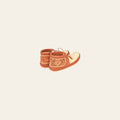 American Darling Hand Tooled Leather Hair-on-Hide Moccasins – Western Floral Ankle Moc Boots